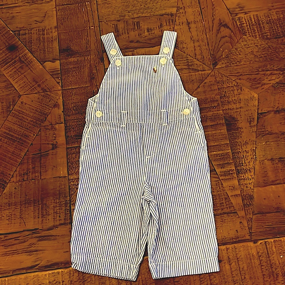 POLO Ralph Lauren boys seersucker jumper. 9 months